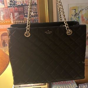 Never used Kate spade tote with chain - card still inside